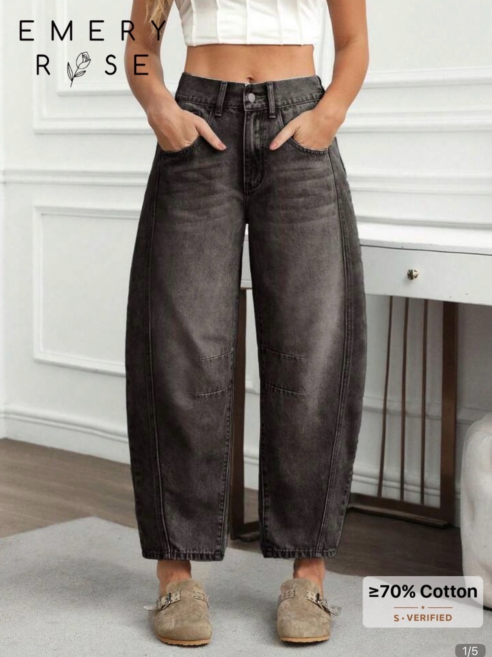 Women's barrel Jeans